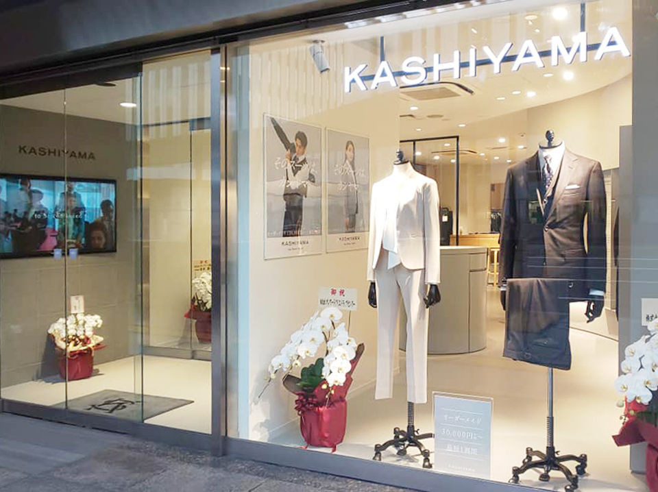 アロマ空間デザイン　オンワード樫山 the Smart Tailor 広島紙屋町店様